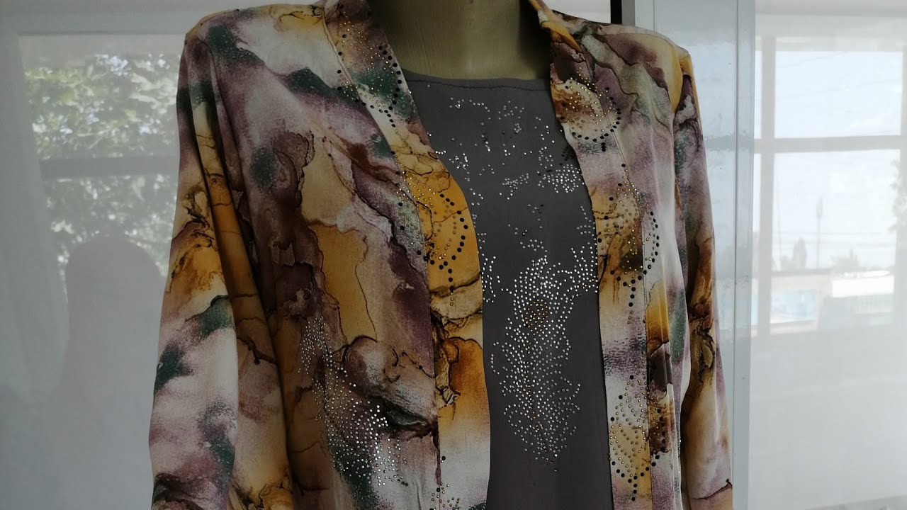 Абая бичиб тикамиз Шьём платье Абая 50 размер ve sew a dress.
