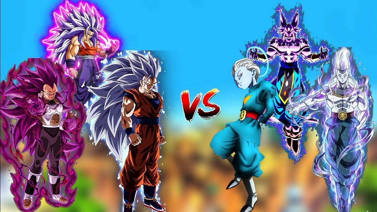 Who will win Goku 🆚 grand priest Vegeta 🆚 whis Gohan 🆚 beerus epic comparison 🔥