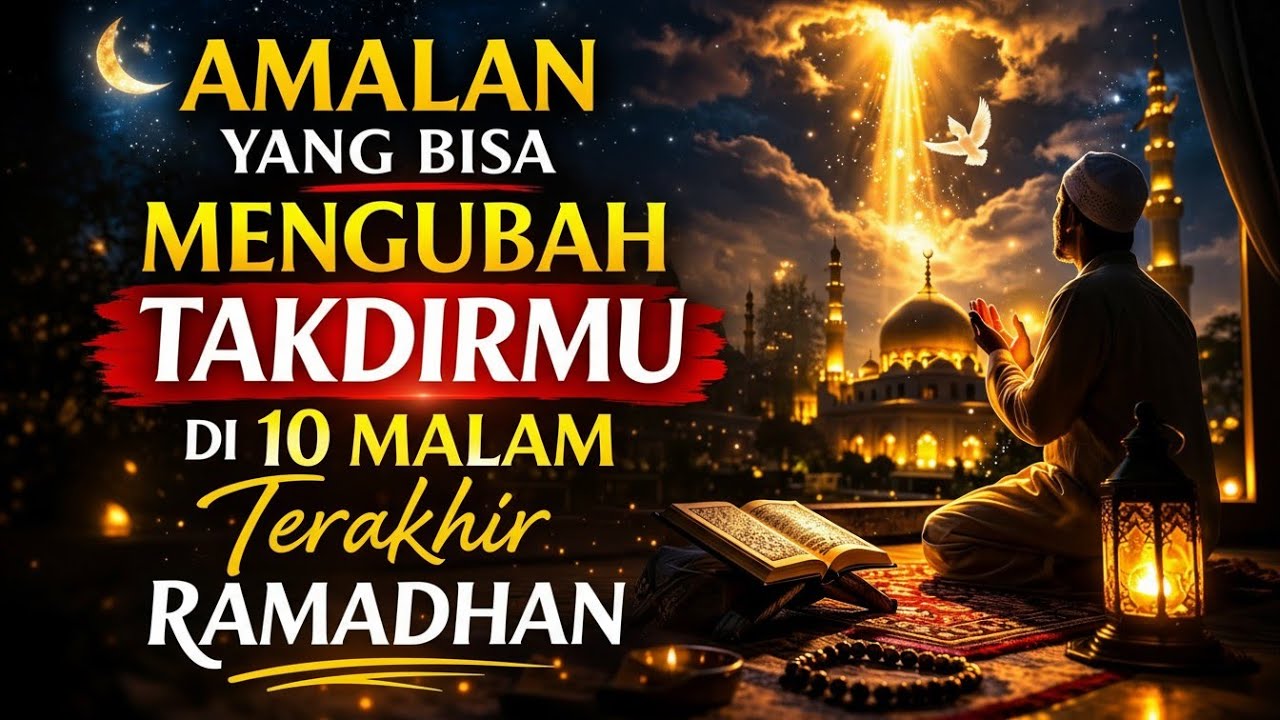Kesempatan Terakhir! Amalan yang Bisa Mengubah Nasibmu di 10 Malam Terakhir Ramadhan