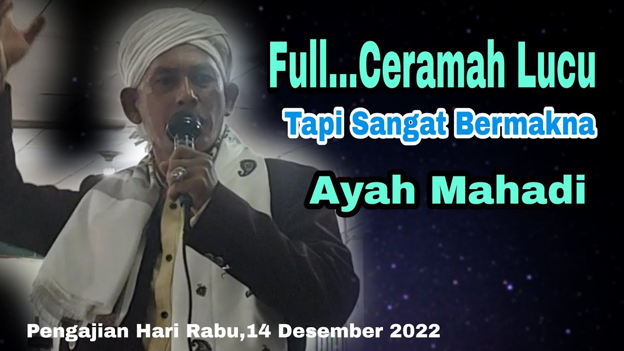 Ceramah Musthafawiyah/ Ceramah Mandailing/ Pengajian Hari Rabu/ Ayah Mahadi