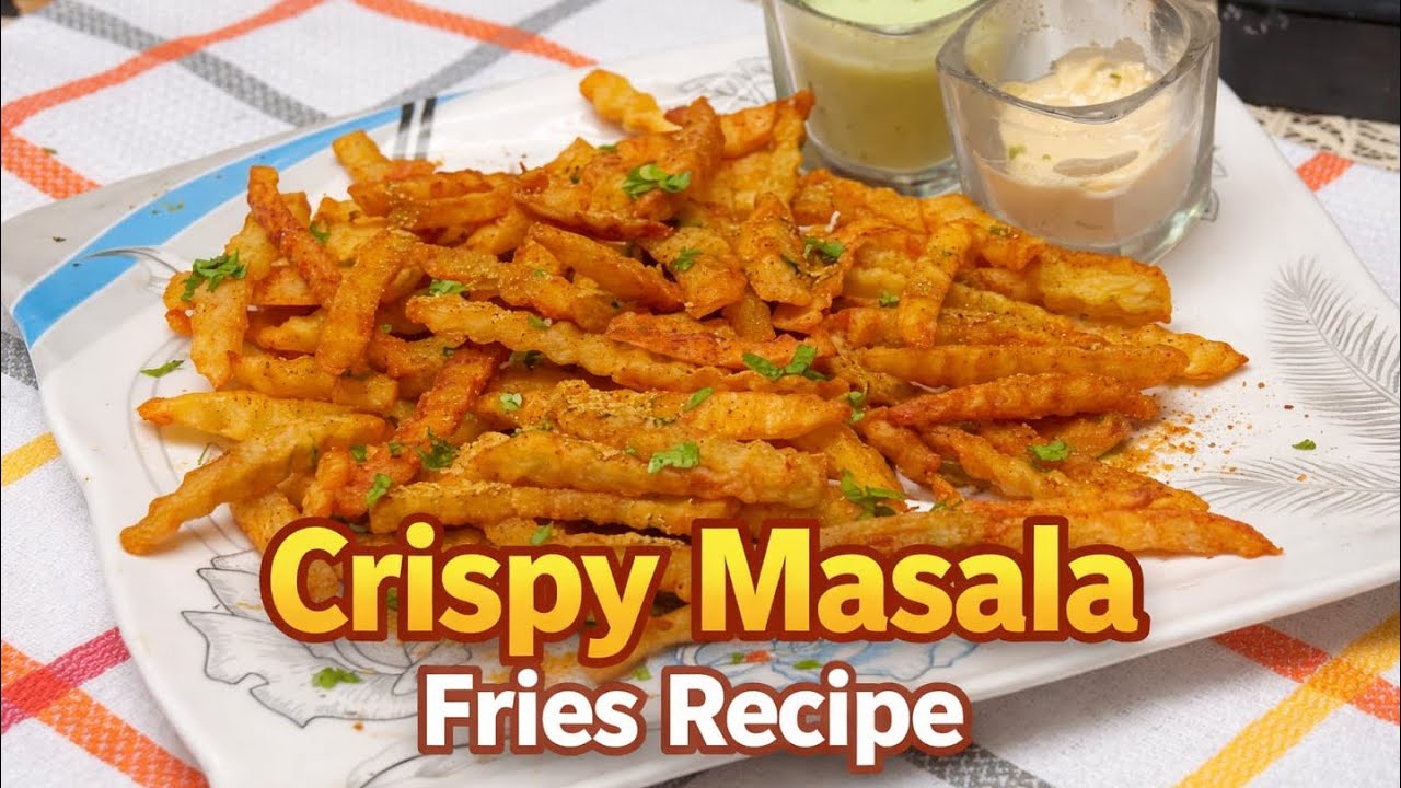 Kids favorite Tamadan special crispy fries l Recipe by the perfect plate 🍽️ 