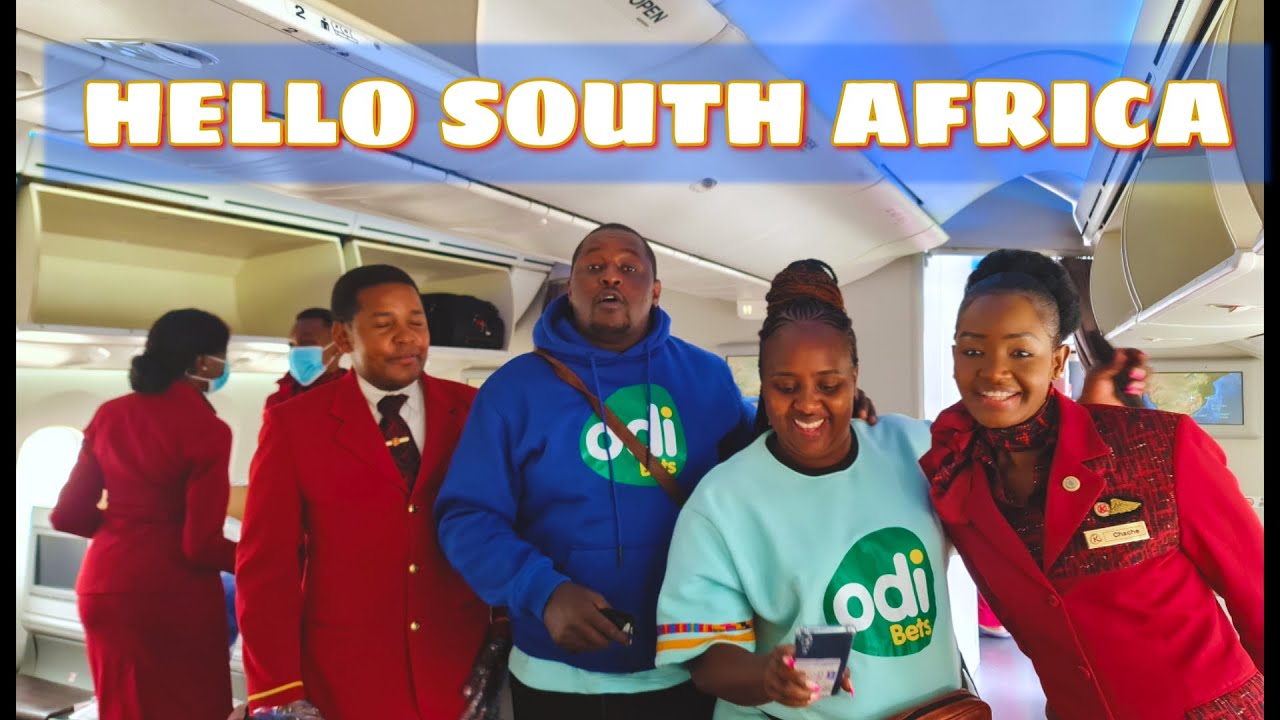 OUR FIRST INTERNATIONAL FLIGHT || SOUTH AFRICA HERE WE COME || MILLY CHEBBY
