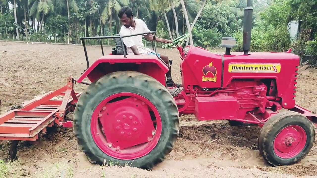 22 years old Mahindra 475DI tractor cultivator performance 🔥