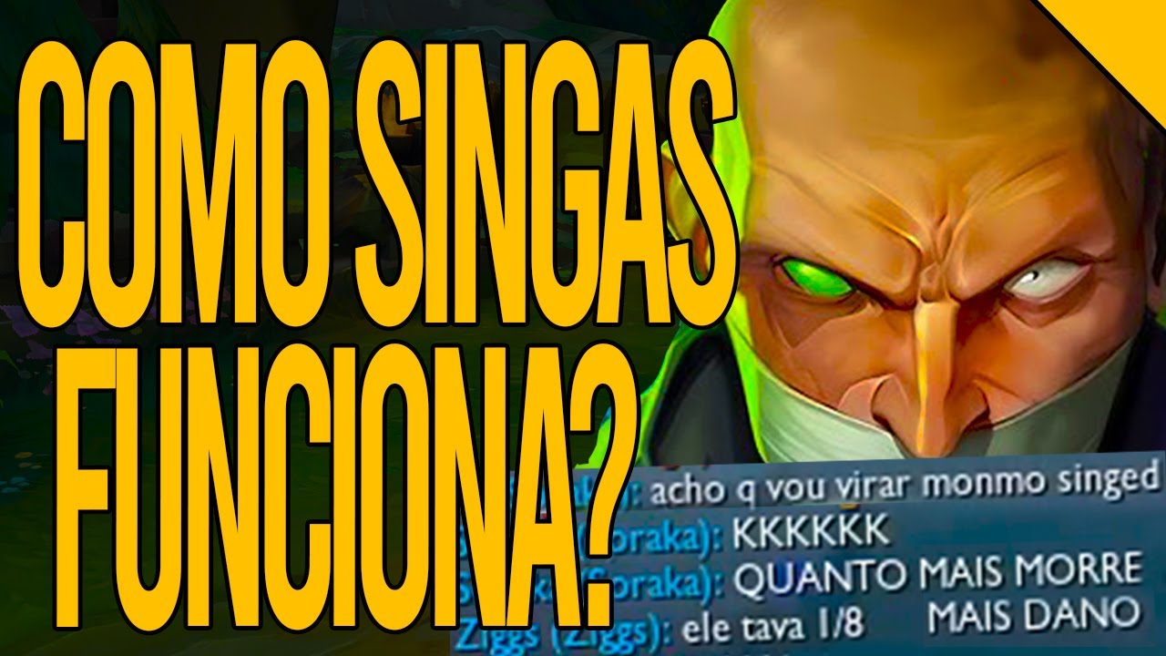Como o Singas fica forte feedando?