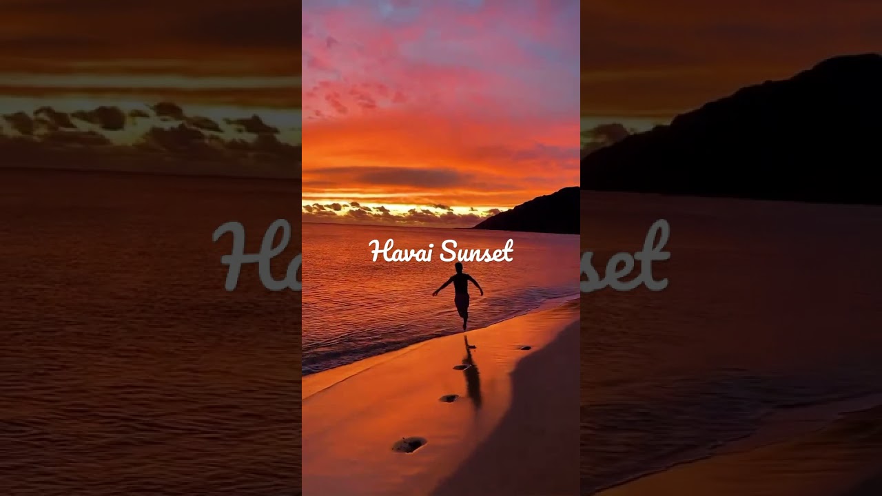 Pôr do sol do Havai ❤ 