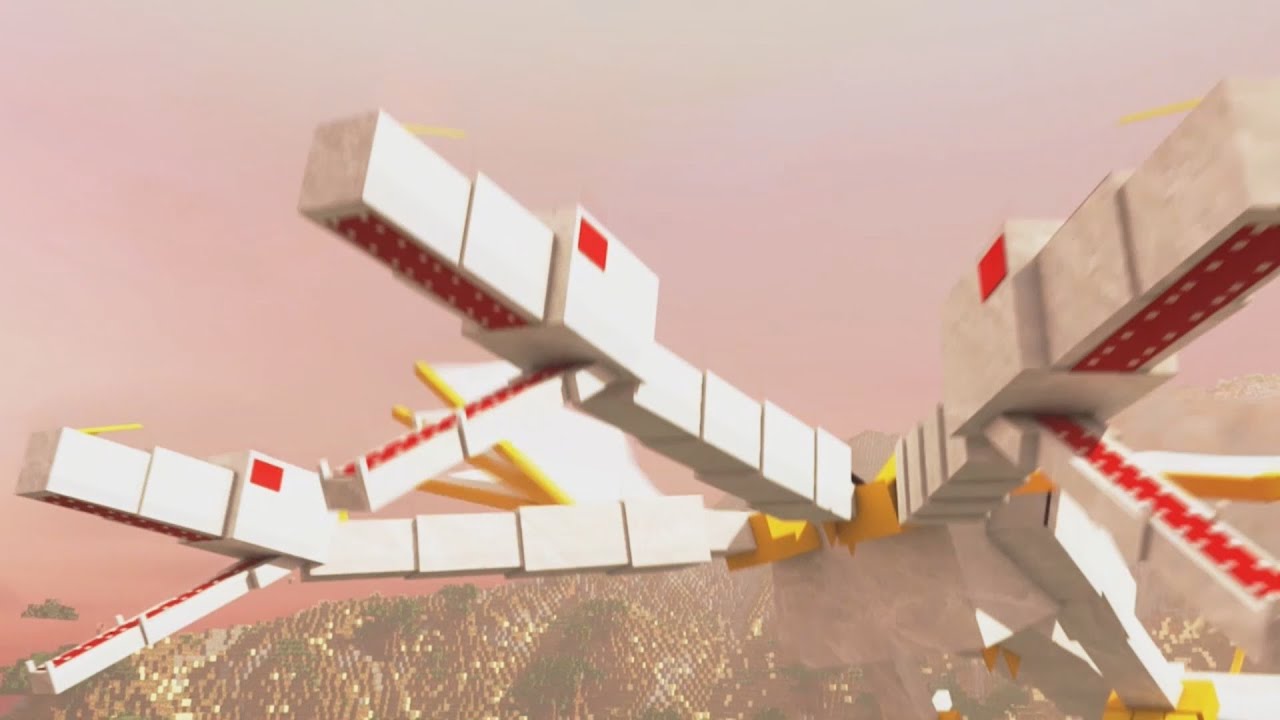 Minecraft Song Animation - EPIC DRAGON BATTLE - Vision Squad Channel Launch | JeromeASF