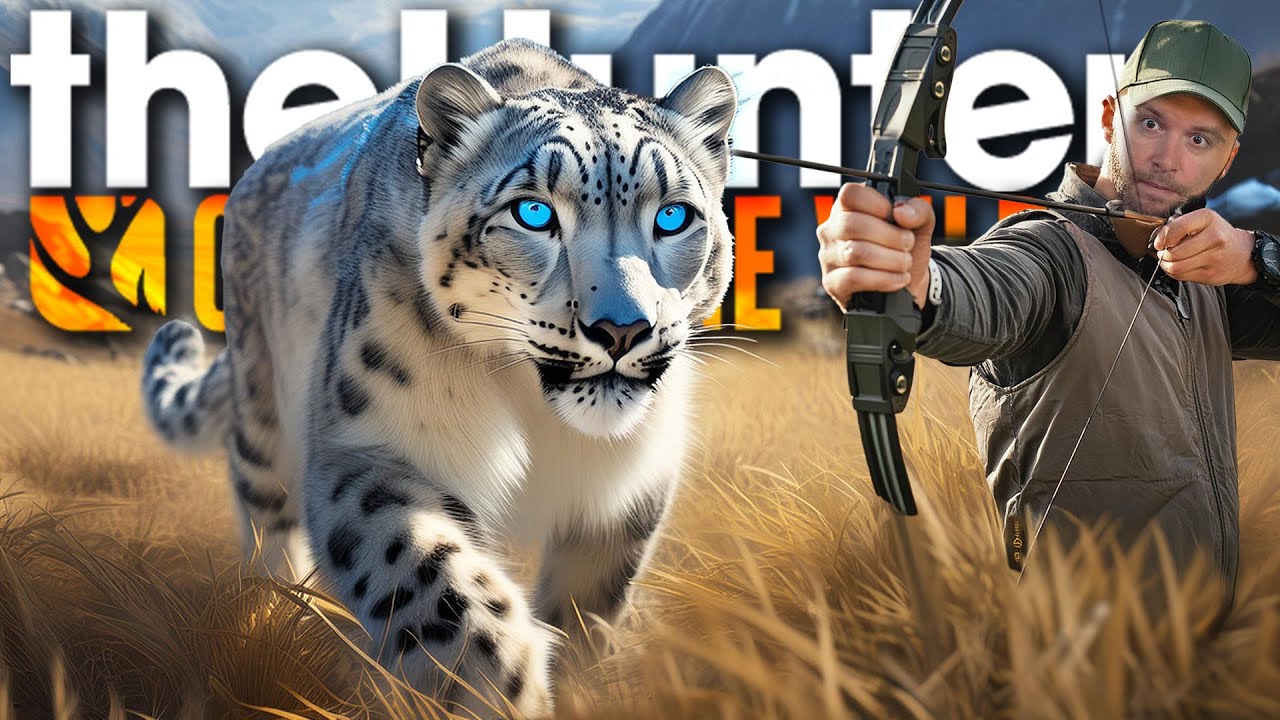 Die SCHWIERIGSTE Jagd in den BERGEN, Schneeleopard mit Bogen! | theHunter Call of the Wild