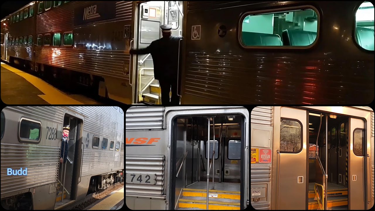 Metra Door Closing Compilation ⚠️  Caution The Doors Are About To Close ⚠️