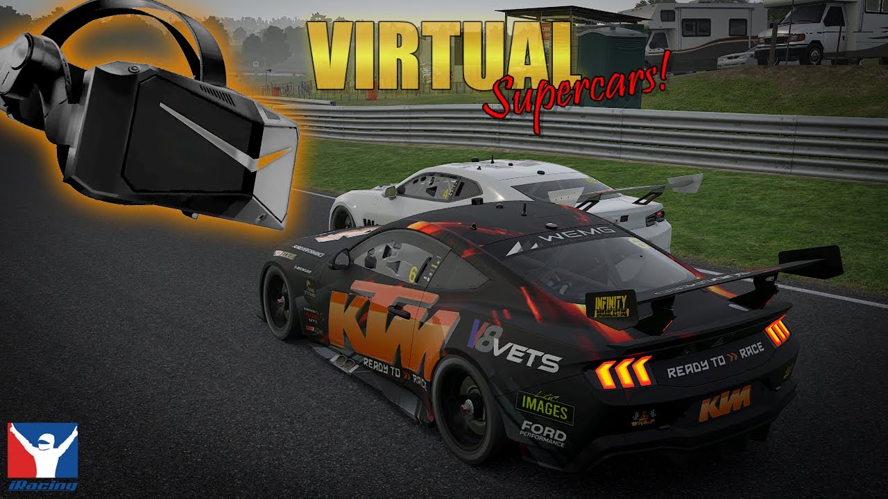 Supercars in VR | iRacing Oulton Park | Pimax Crystal Light | Ford Mustang