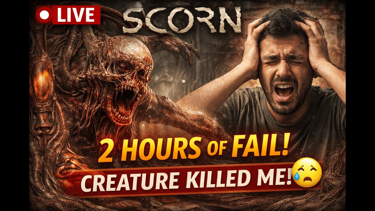 SCORN LIVE STREAM 🔴 | Terrifying Bio-Horror Adventure | PC Gameplay #gameonixx