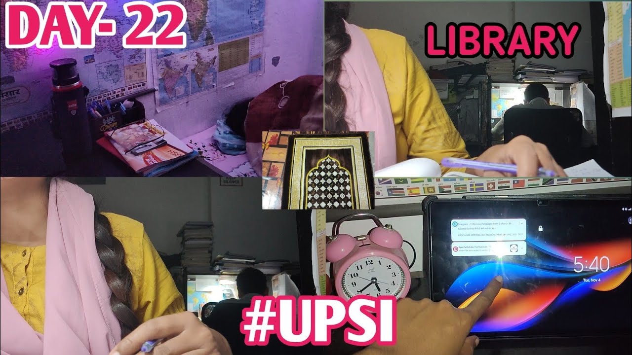DAY- 22 ||  UPSI PREPARATION FROM PRAYAGRAJ 🎯 STUDY VLOG 📚||
