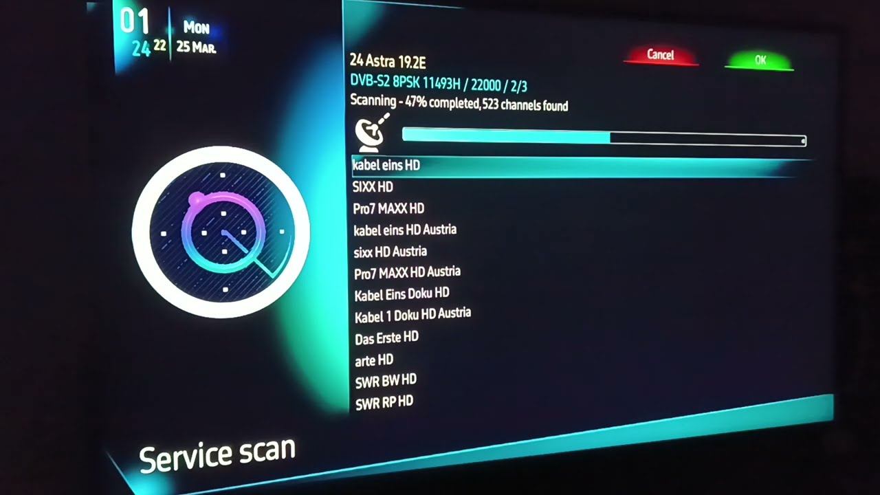 How to scan channels on OpenDROID