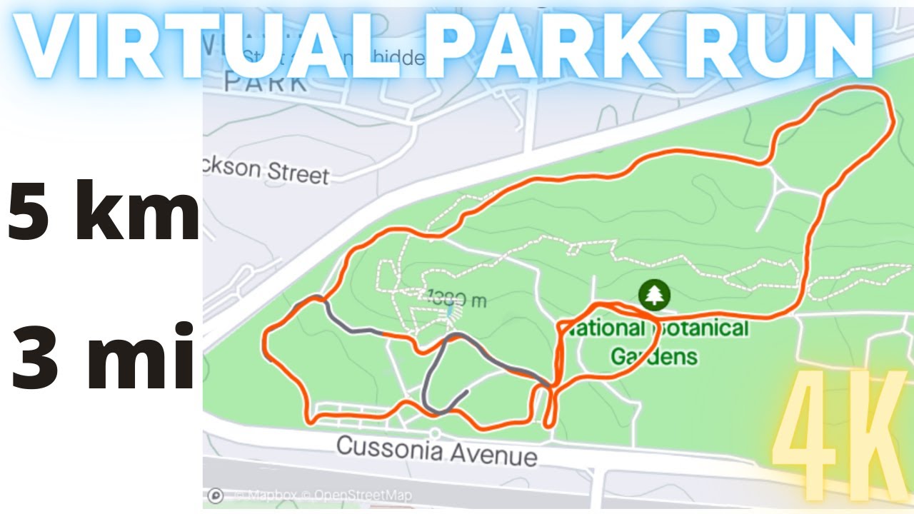 Botanical Park RUN in Pretoria | 30 minutes |  Pace of 10.90kph or 6.77mph | Treadmill Virtual RUN