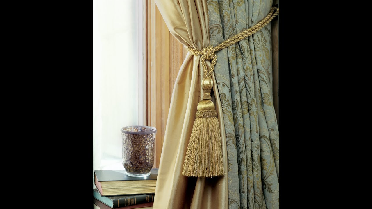 How to tie a Curtain TieBack having Tassels