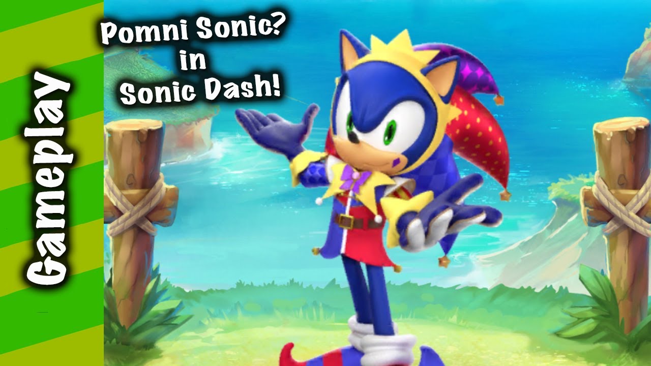 Sonic Dash - Pomni Sonic Gameplay (Officially called 