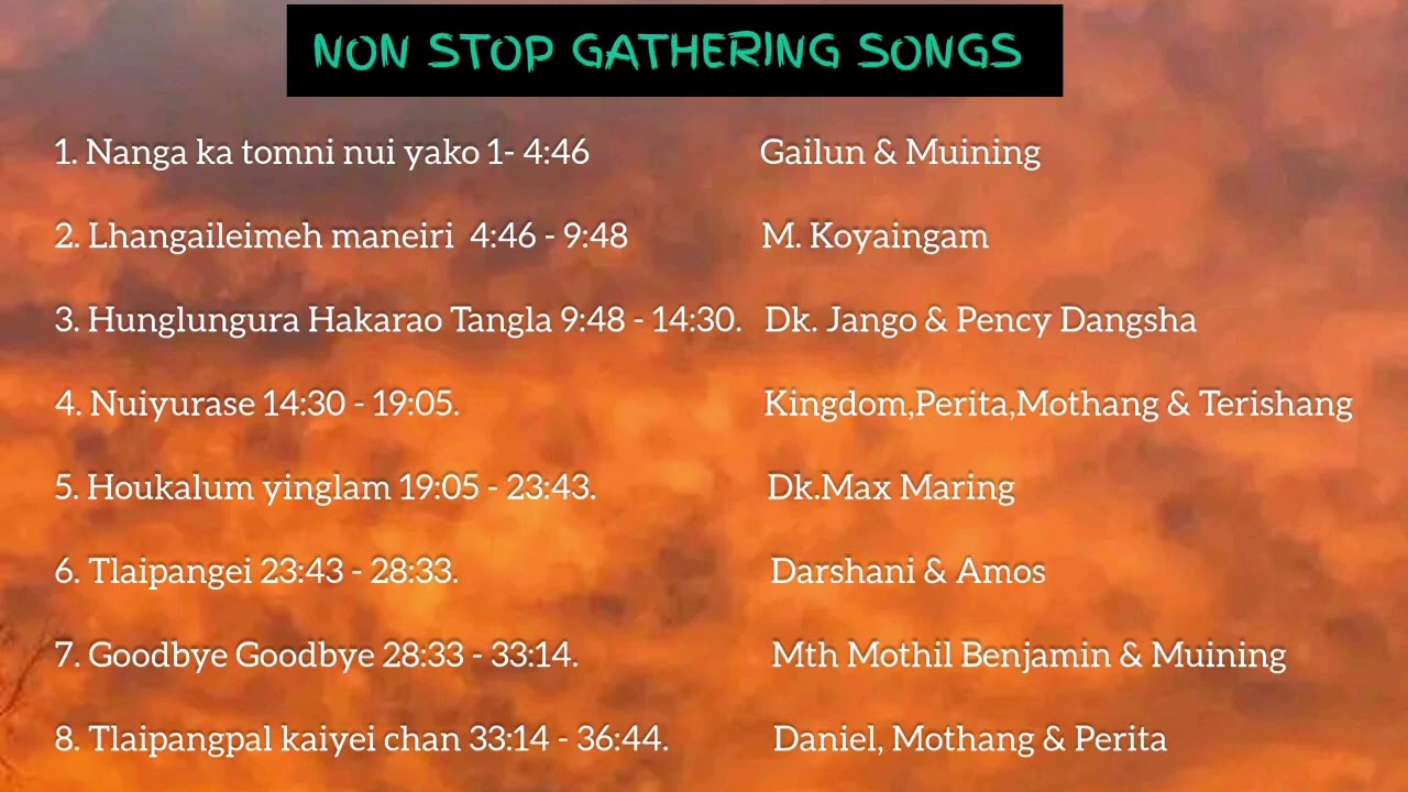 Maring Gathering songs 2023 || 8 non stop songs || Different songs Different playback