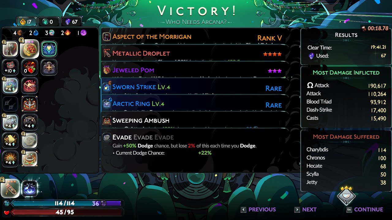 Morrigan 67 Fear UW - Cherished Blades