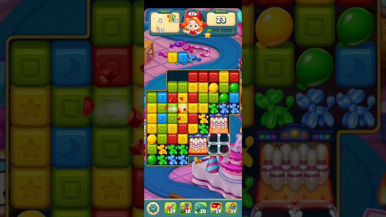 My Best Pro Toy Blast android unique game level 908 no boosters #shorts