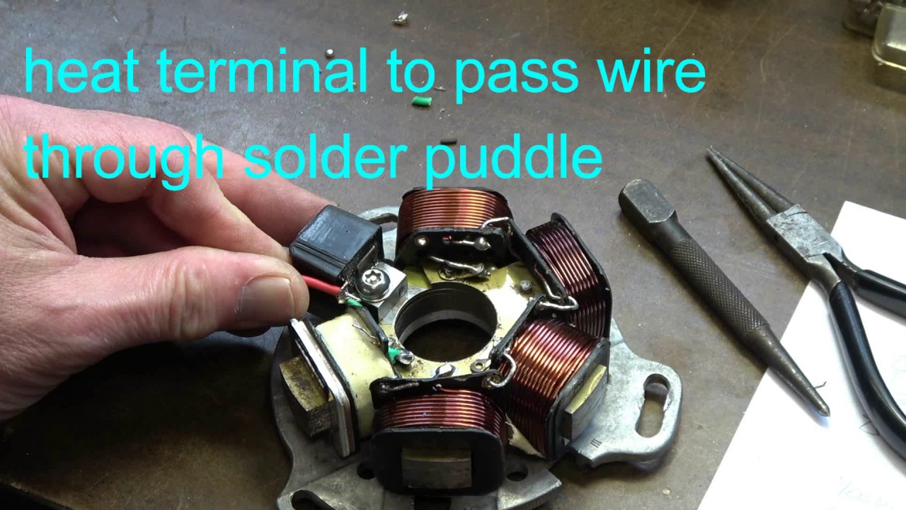 SLUK | Lambretta Vespa ignition stator plate rebuild @ Scootronics