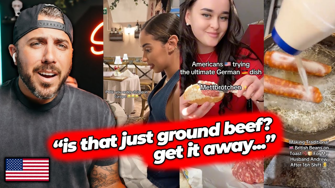 Americans are Flabbergasted at European Food.... What is that?