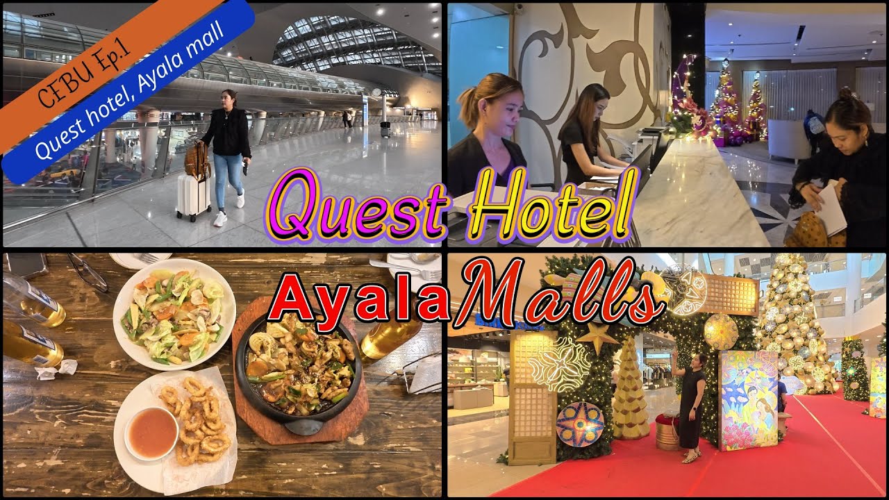 🇵🇭 Ep.1 필리핀 여행 세부 퀘스트호텔,아얄라몰,CEBU travel Quest hotel,Ayala mall (202411_4k)