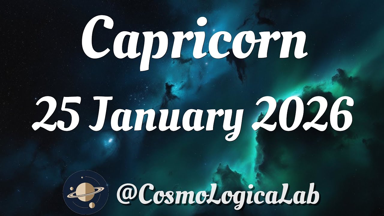 🔵 Capricorn Horoscope in English | Sunday January 25, 2026 🔮