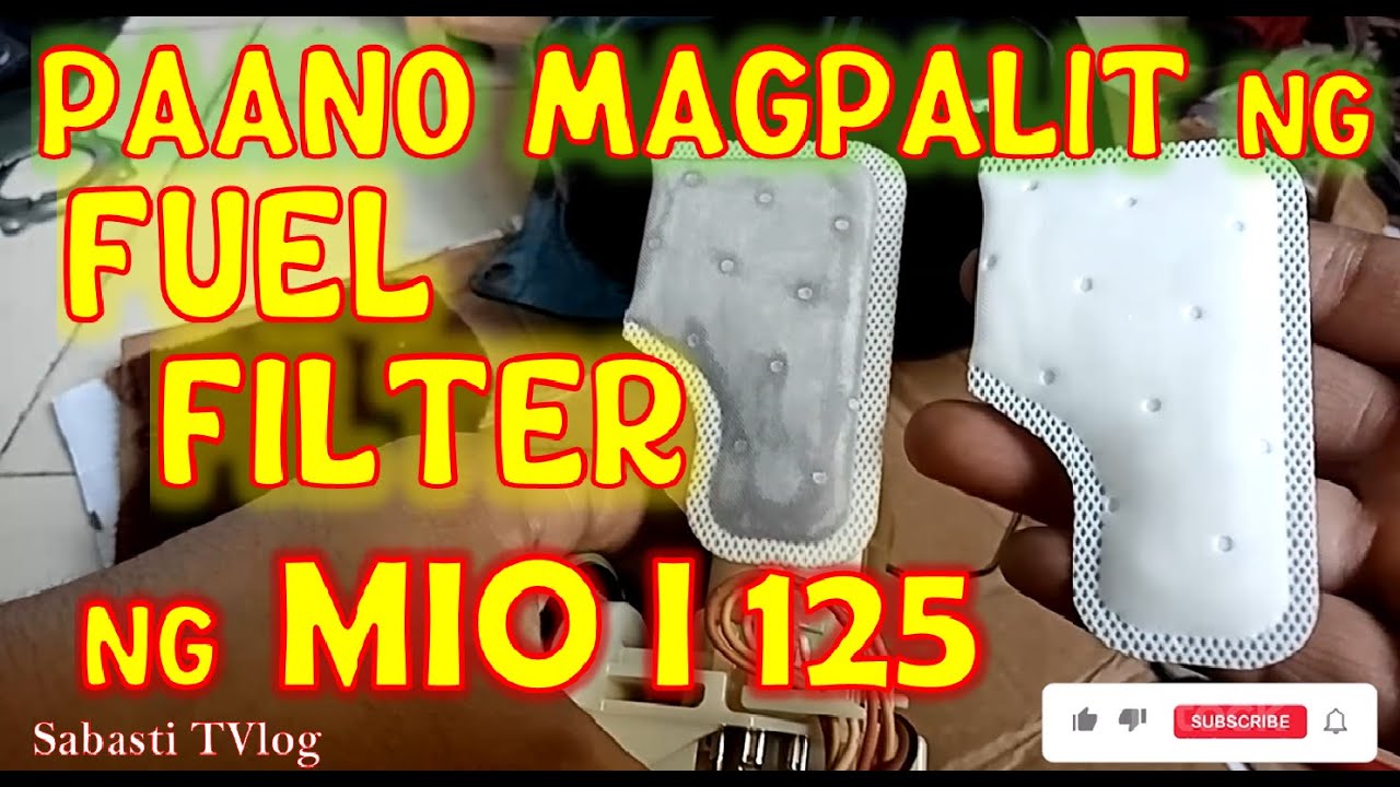 Paano magpalit ng Fuel Filter ng Mio I 125 (step by step tutorial)