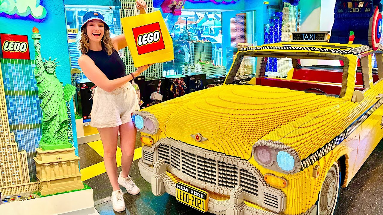 Shopping At Every LEGO Store In NYC!