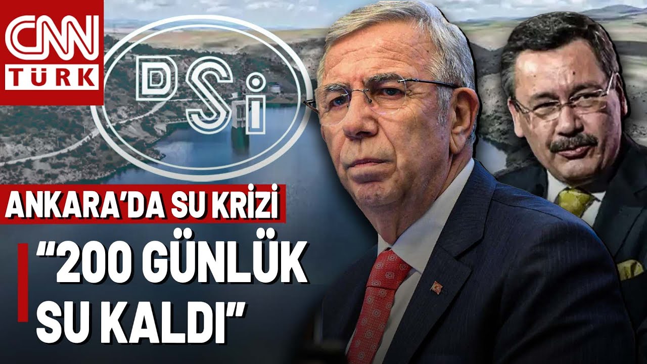 Ankara'da Su Krizi! Melih Gökçek, Mansur Yavaş'a Çok Kızdı: "Ankara'yı Susuz Bıraktılar"