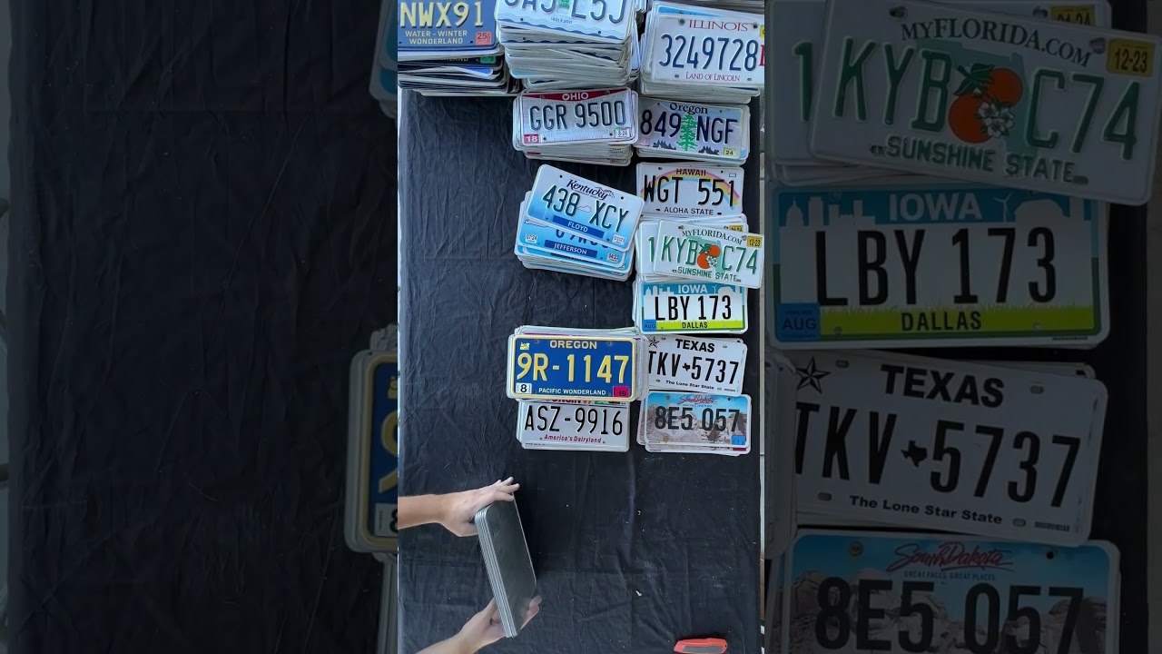 Unboxing 1,000 license plates! 😳 #Shorts #Unboxing #LicensePlates