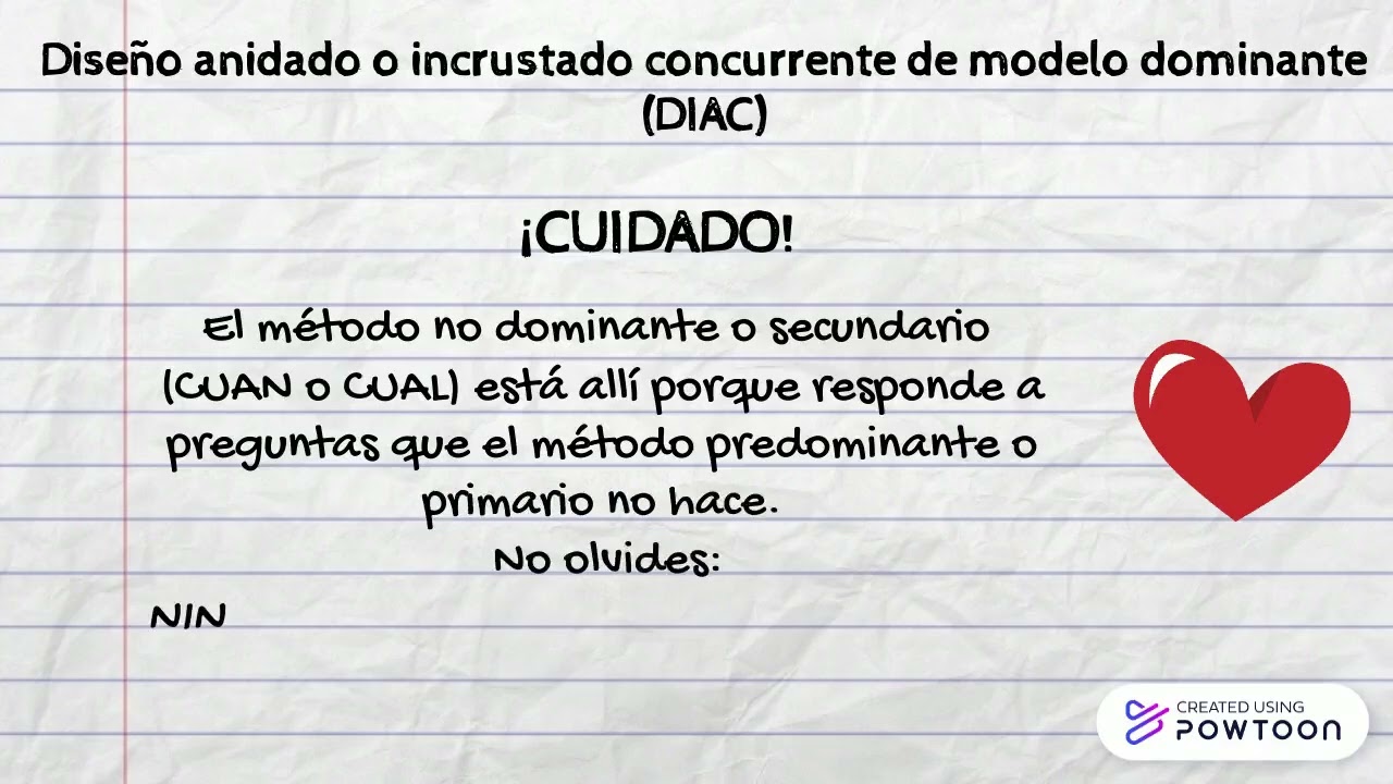 Dise&ntilde;o anidado o incrustado concurrente DIAC