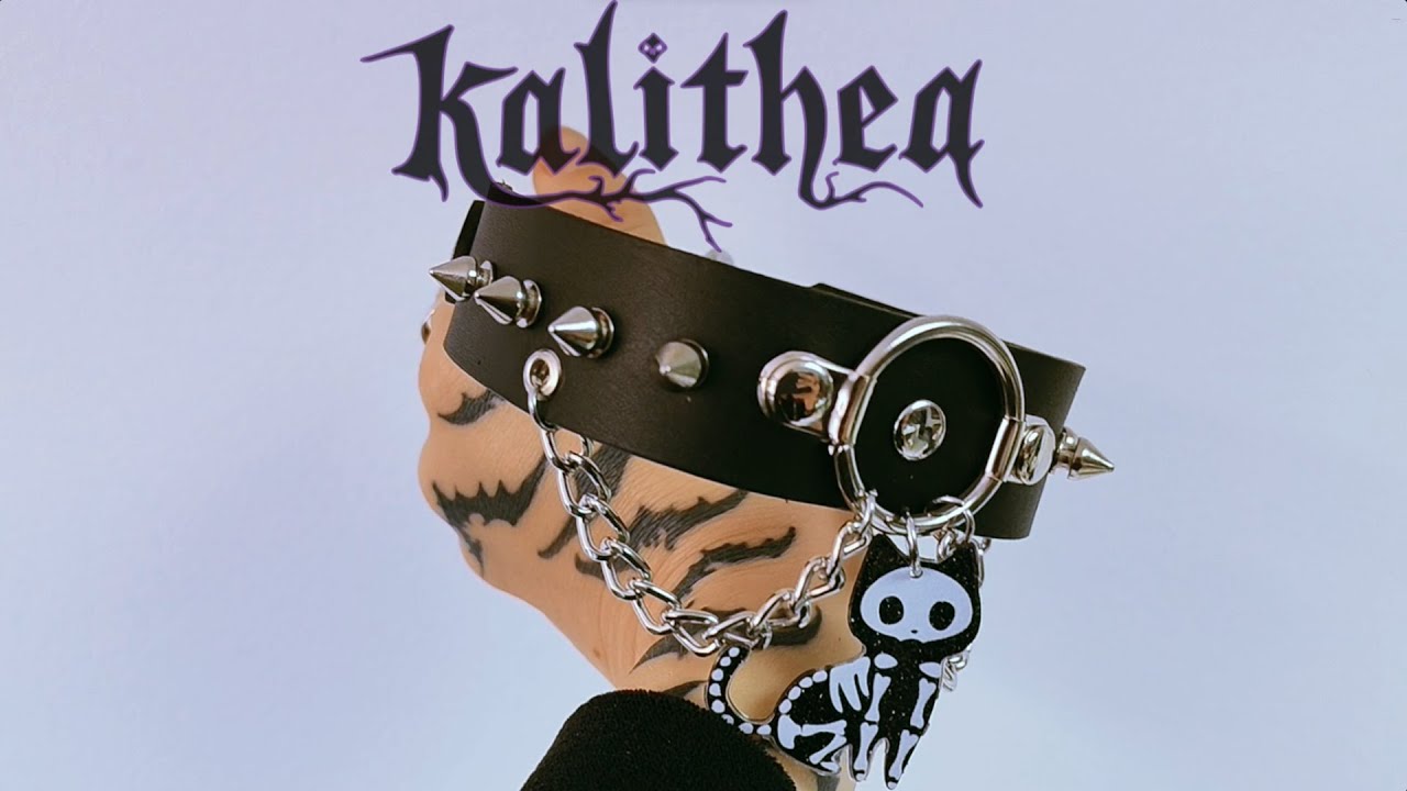 Kalithea DIY - The Making of The Evil Kitty Leather Choker