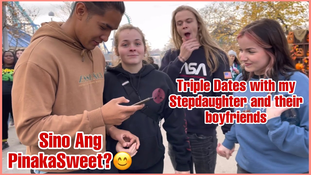SINO ANG PINAKASWEET ? | EXTREME RIDES AT HAUNTED HOUSE WITH MY STEPDAUGHTERS AND THEIR BOYFRIENDS