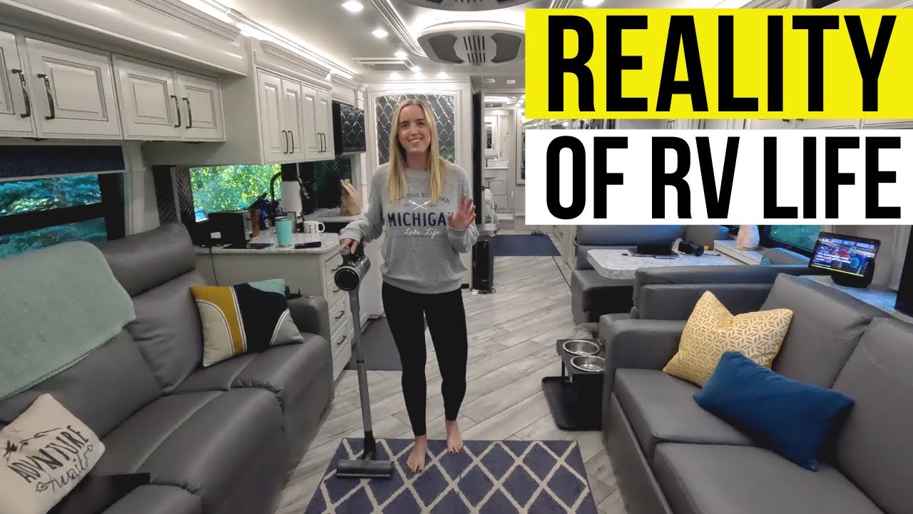 AGE GAP couple living in an RV full time | Day in the life