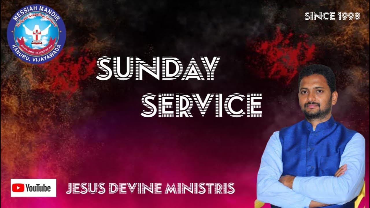 Sunday Worship Service || 15-03-2026 || B. Prasad garu | @Jesus Divine Ministries kanuru