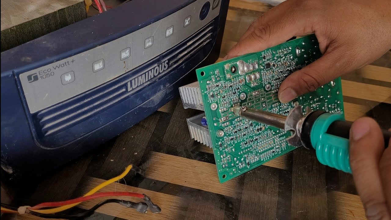 Inverter main kon se mosfet lagaye | Luminous eco watt inverter repair | Luminous inverter repair