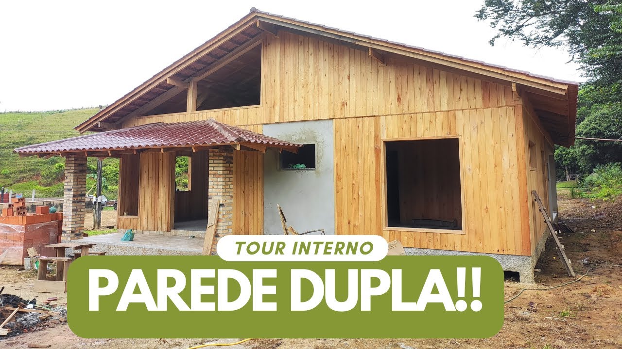 Projeto Fantástico - Conhecendo a casa de madeira por dentro - Parede dupla