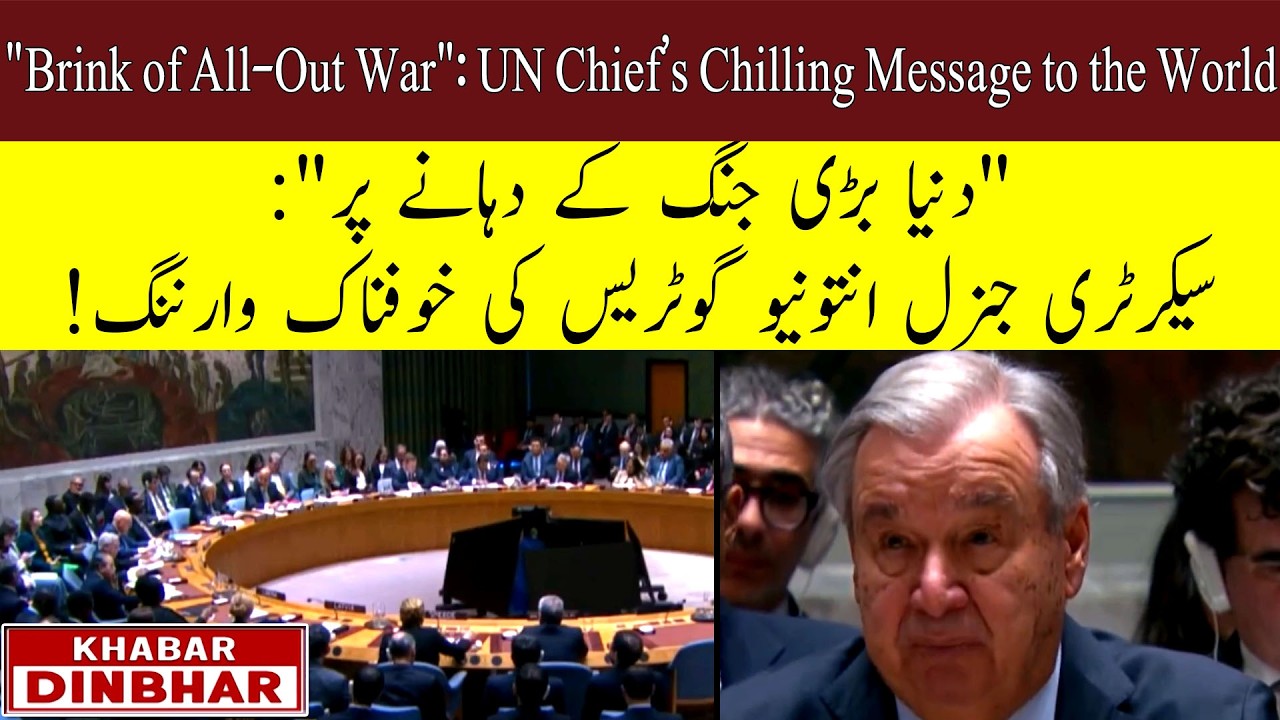 Guterres Warns of 