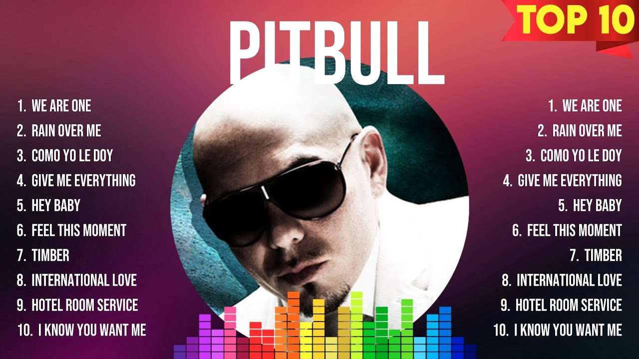 Pitbull Top Tracks Countdown 📀 Pitbull Hits 📀 Pitbull Music Of All Time