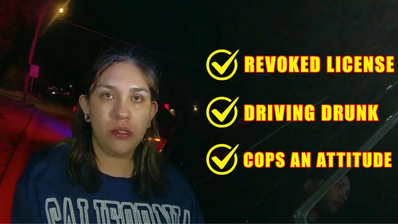 Woman Develops Major Attitude After Being Arrested for DUI