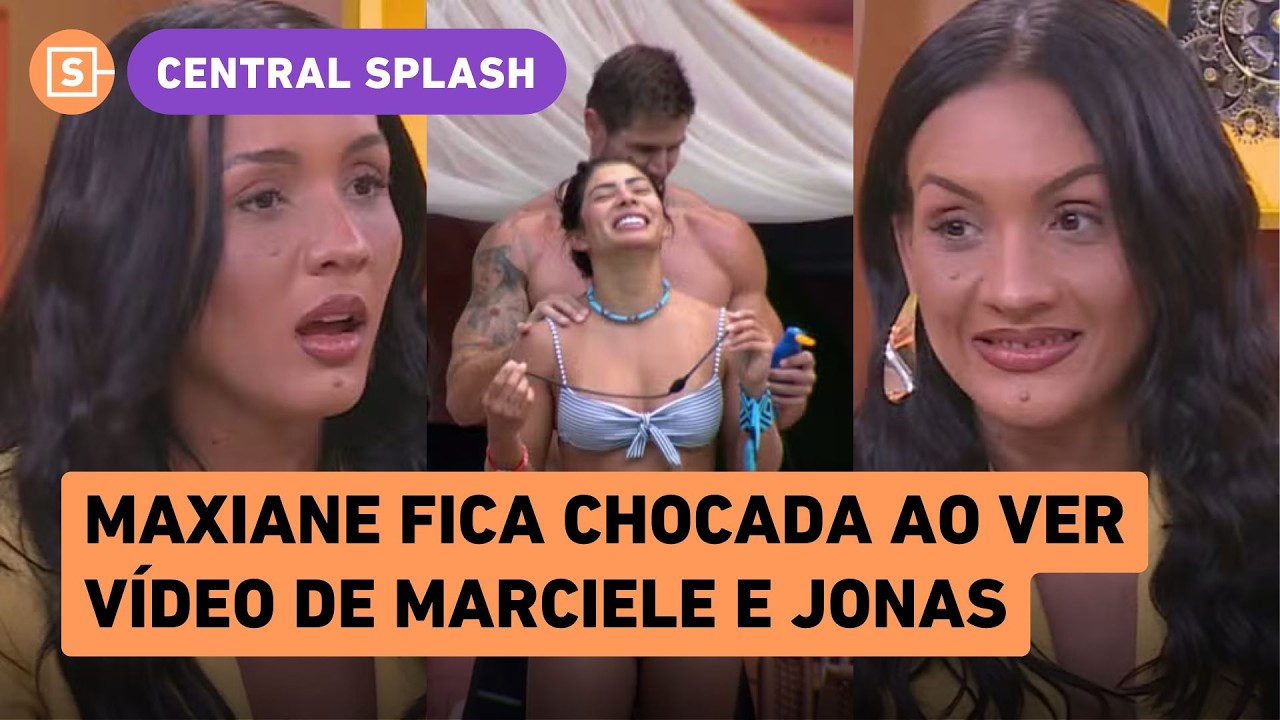Maxiane descobre flerte de Jonas e Marciele no Bate-Papo com Eliminado: 'Não pego boy da amiga'