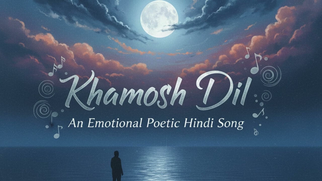 Khamosh Dil (Silent Heart) - New Hindi Sad Song 2024 | Emotional Poetry Music Video