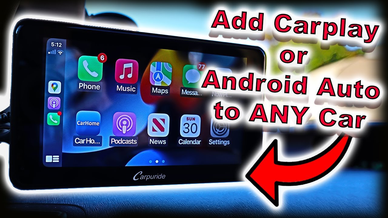 Установить Apple CarPlay и Android Connect за 5 минут? Портативный автомобильный радиоприемник CA...