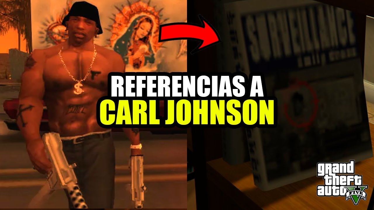 EASTER EGGS y REFERENCIAS a CJ en GTA V