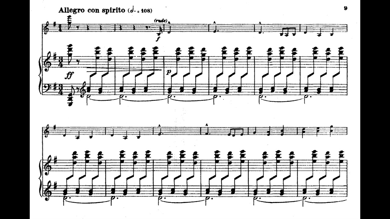 Ottorino Respighi - Poema autunnale, for violin & orchestra, P. 146 (1925) [Score]