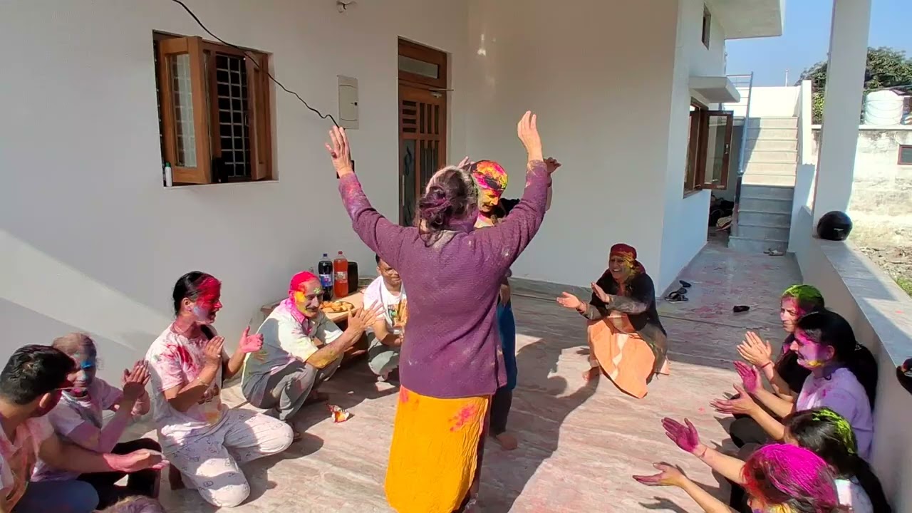 #holi vikasnagar me manate huye😚🧿❤️@kanak Nautiyal vlgs please like share coment 🙏 