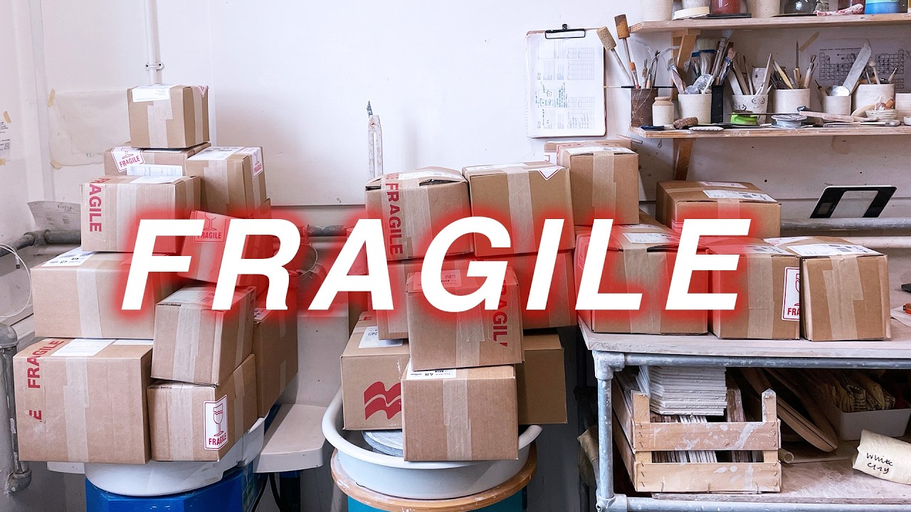 How to safely pack your pottery for shipping using ZERO PLASTIC BABYYY