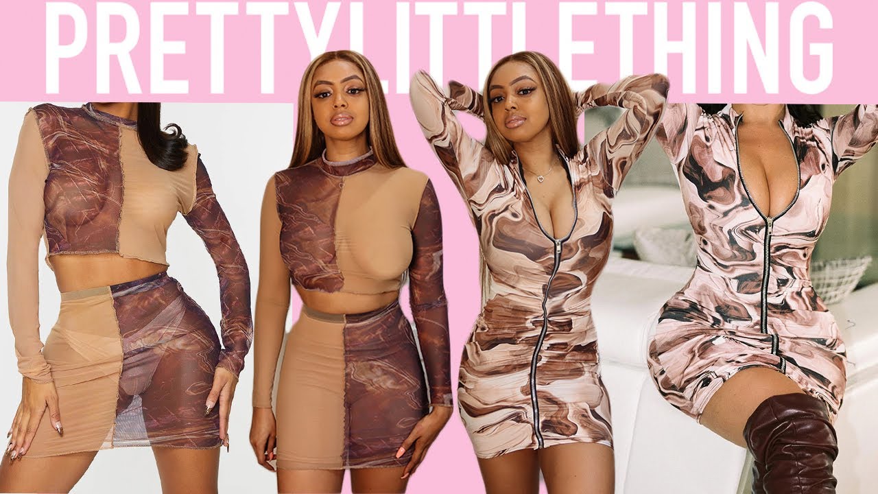 PRETTY LITTLE THING|Try on Haul| Me VS THE Model