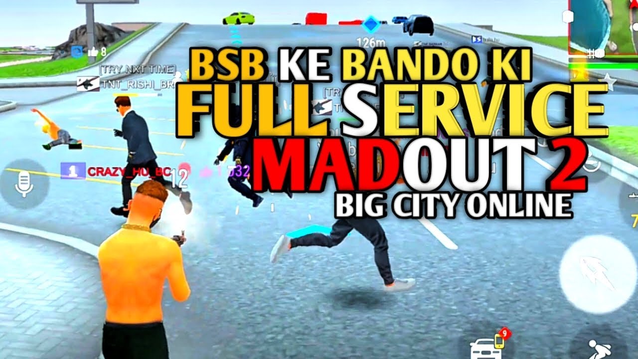 BSB ke bando ki full service 😂🤭 #madout2 #bigcityonline #fullvideo #viral #crazypiyush 
