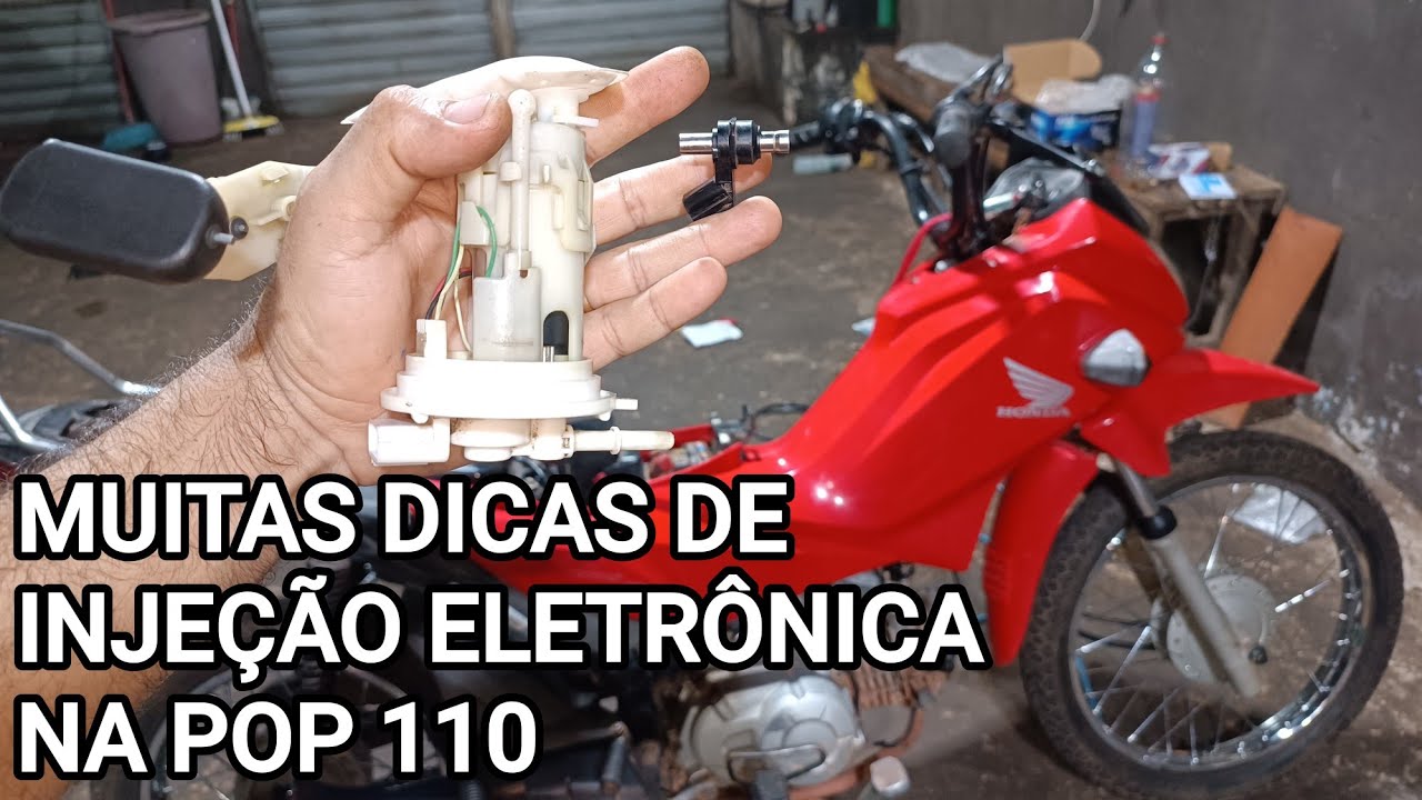 POP 110 ruim pra PEGAR e FALHANDO! Muitas dicas de INJEÇÃO como descobrir o defeito?